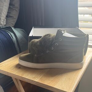 Nine West Olive Ankle Boots with Faux Fur